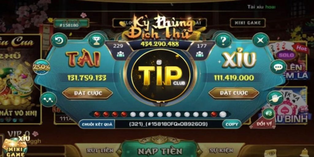 Thủ thuật chọn cửa đặt ở tài xỉu Tip Club